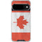 Canada Flag Distressed Google Pixel 10 Clear Case